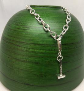 Silver Charm Link Bracelet & Mallet Charm