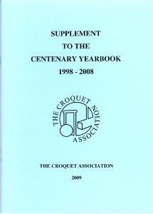 Centenary Yearbook Supplement 1998 - 2008