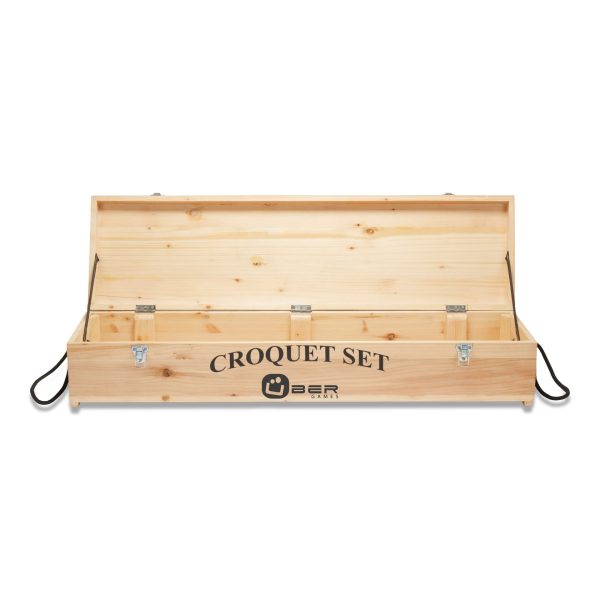 Wooden Croquet Set Box - 6 Player