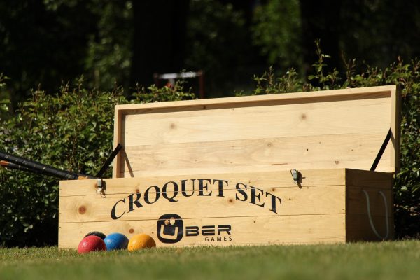 Wooden Croquet Set Box - 6 Player