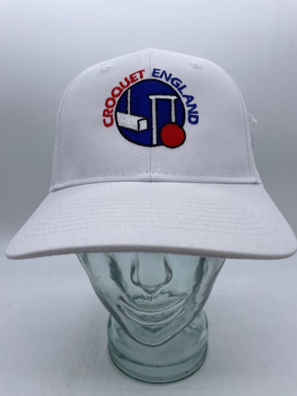 White Croquet England Cap