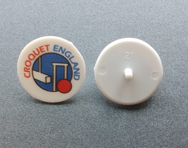 Croquet England Ball Marker x 8