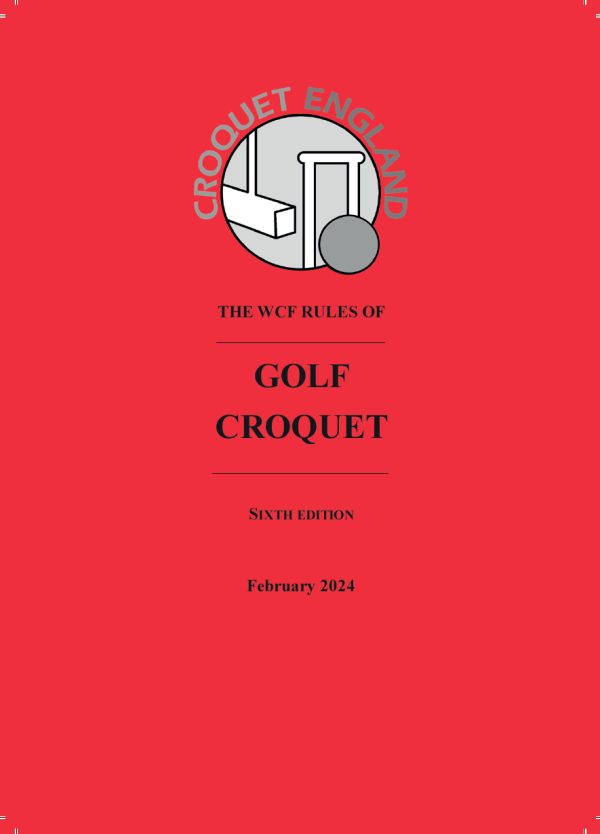 Golf Croquet Rules: Croquet England version