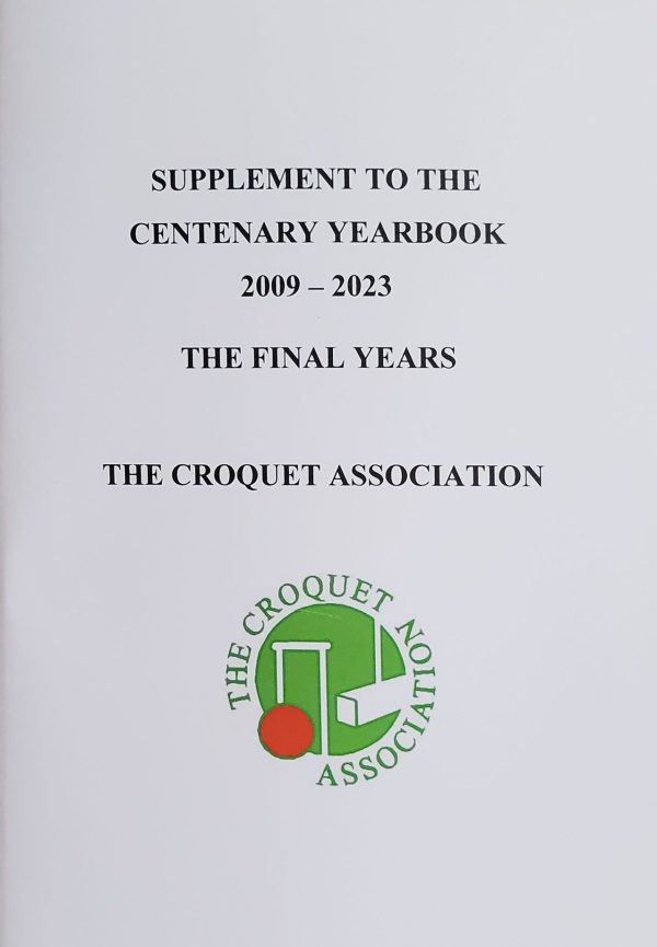 Centenary Yearbook Supplement 2009 - 2023 The Final Years