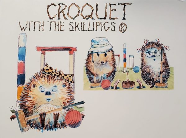 Croquet Cards (pack of 4)