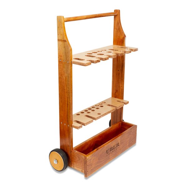 Wooden Croquet Set Trolley