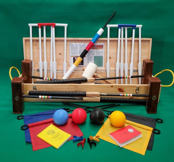 Croquet England Hybrid 4-Player Premium Croquet Set